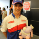 Image for article titled Racing Drivers With Easter Bunnies Are The Best Thing Ever
